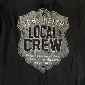 Toby Keith Local Crew Tour Shirt - 2011